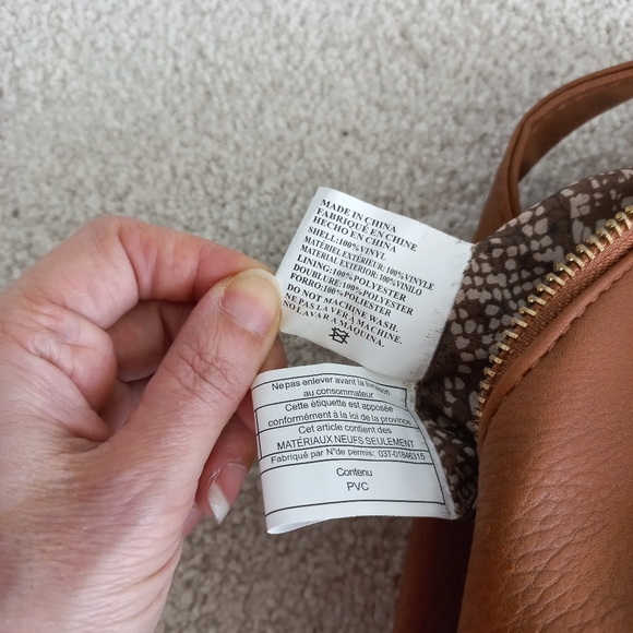 Christian Siriano Tan Leather Medium Women's Tote Bag - Picture 13 of 15